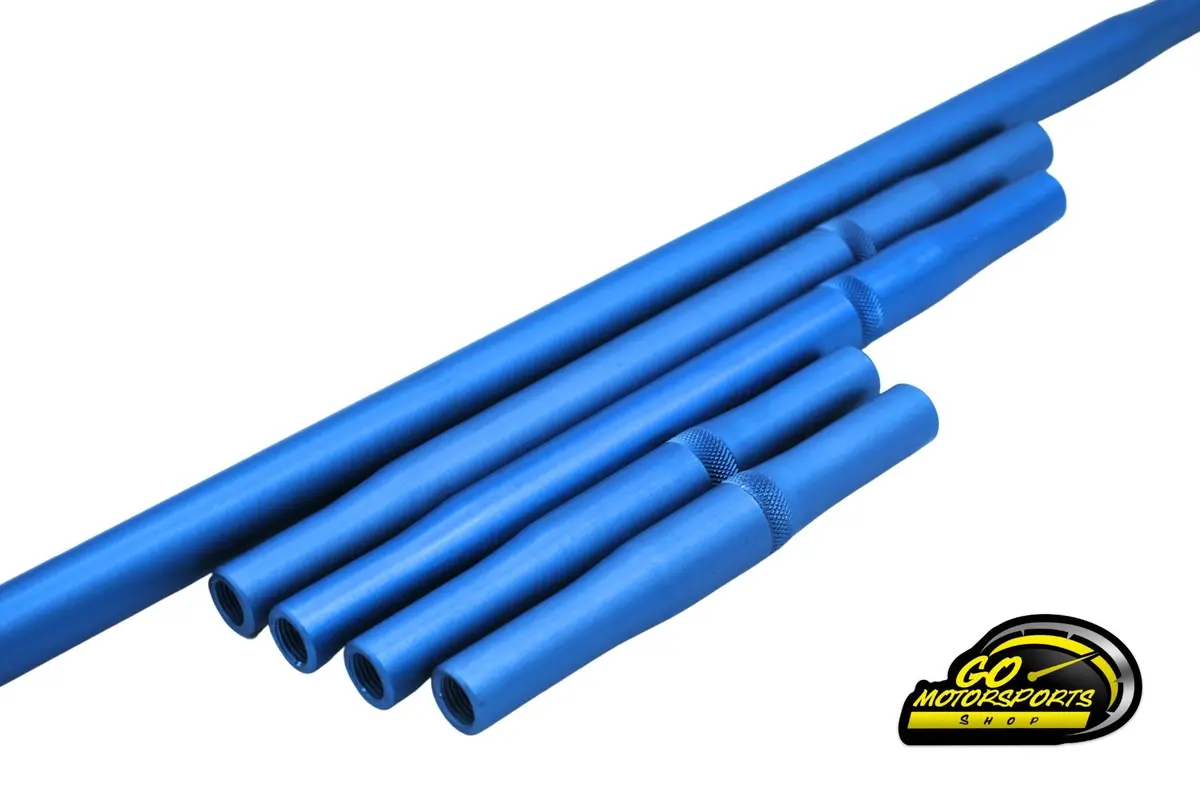 Radius Rods 1/2" Thread Aluminum, Blue Anodized (6", 6.5", 11", 12", 23.5") | Legend Car 1