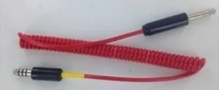 R.E. Racing Electronics | Helmet Adapter - 3 Conductor Male To 4 Conductor Female Stilo, Coil Cord 1