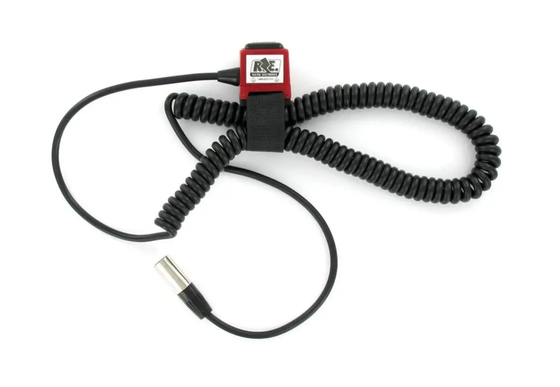 R.E. Racing Electronics | Push To Talk - Switch Hook & Loop Mount Platinum 1