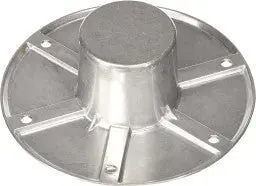 Recessed Table Leg Base Aluminum 1