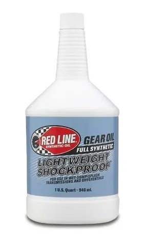 Red Line Lightweight Shockproof Gear Oil (1 Qt Bottle) 1