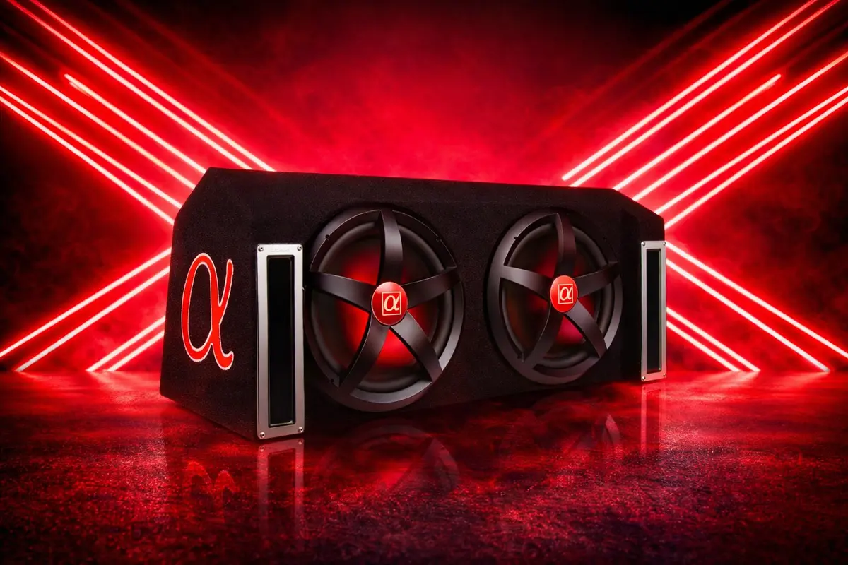 Alphasonik Dual 12" 1500 Watt Amplified Loaded Enclosure (App122) 1