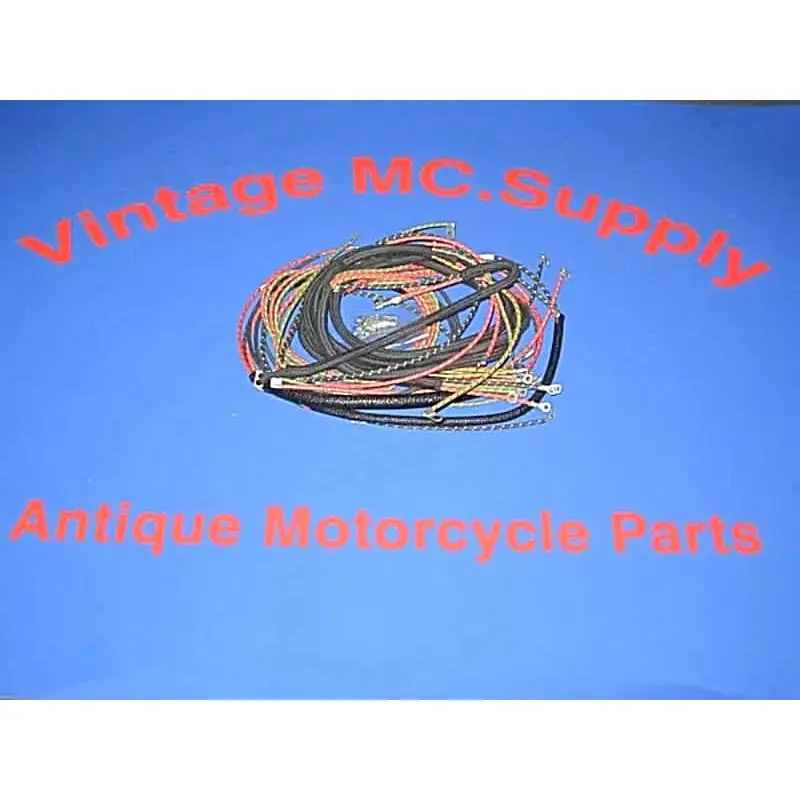 4735-48 Panhead Flathead Complete Wire Harness 1948 Only! Usa Made 1