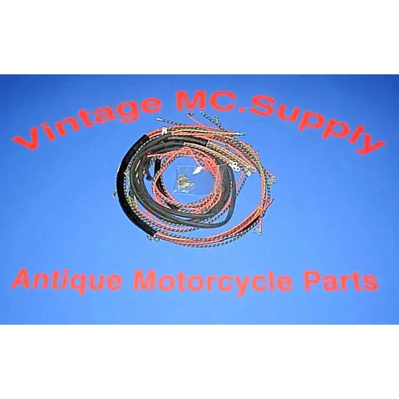 4735-38A Knucklehead Flathead Complete Wiring Harness 1938 To 1946 Only Usa Made 1