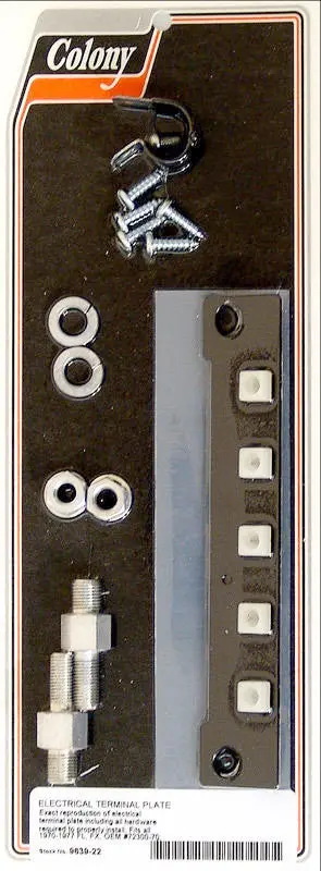 72300-70 9639-22 Shovelhead Electrical Terminal Plate 1