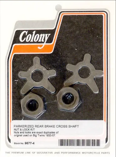 9677-4 Knucklehead Panhead Flathead Rear Brake Cross Shaft Inst Kit Park 1