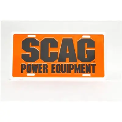 Scag License Plate, Sc-License 1