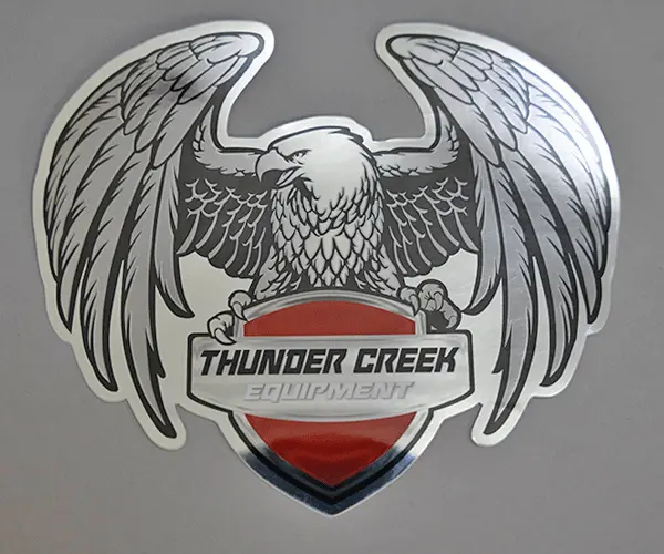 Red American Eagle Sticker 1