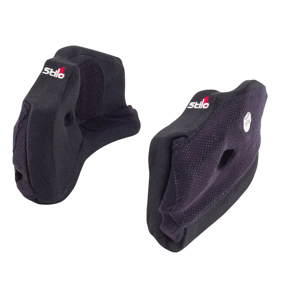 Stilo St5 Series Helmet Cheek Pads - Black - Pair 1