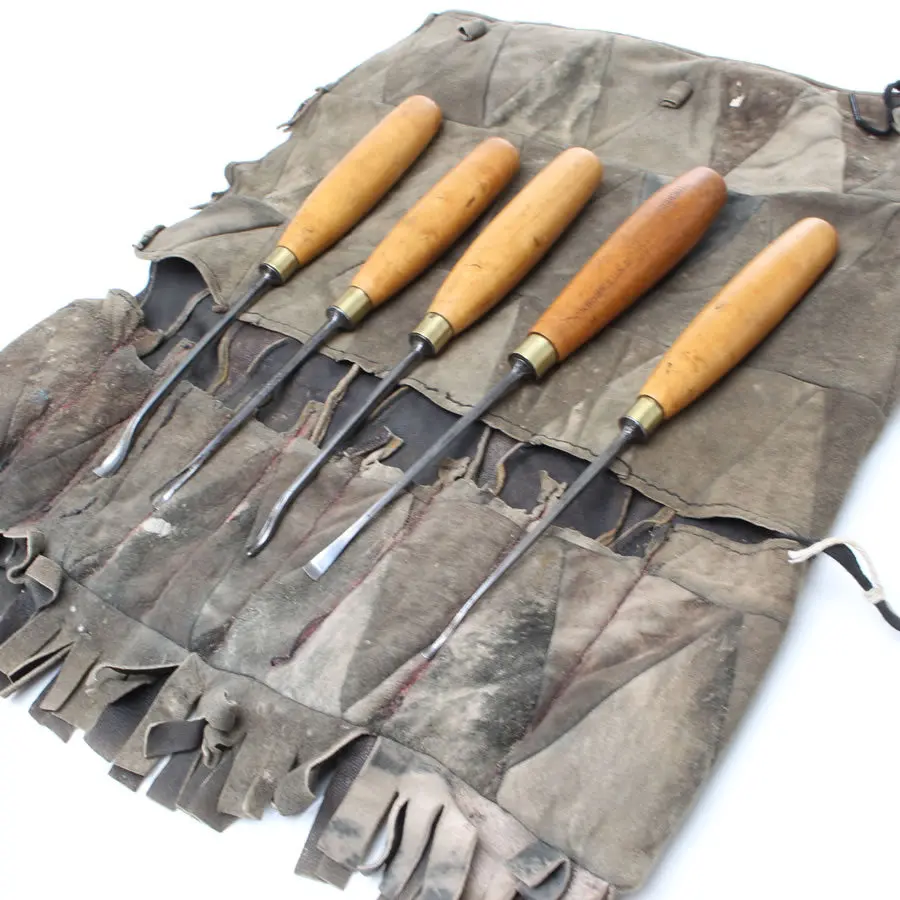 Sold - 5X Herring Carving Tool Set - Boxwood 1