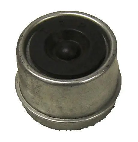 Trailer Wheel Bearing Dust Cap; For 2000 Pound And 3500 Pound Weight Capacity Axles; Lubed; With Rubber Plug; 2 Per Carton 1