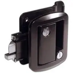 Travel Trailer Door Lock Black 43610Al-2006-1Pk 1