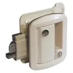 Travel Trailer Door Lock White 1