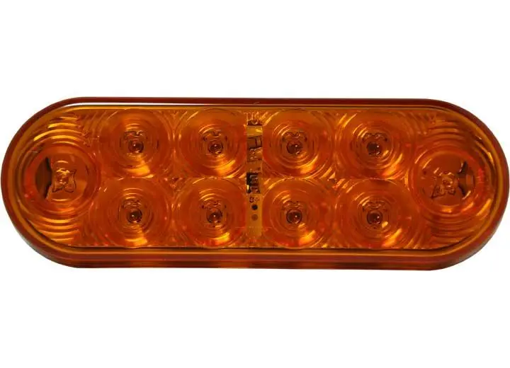 Uni-Bond Led Oval Signal/Park Lamp Amber - 10-Diodes 1