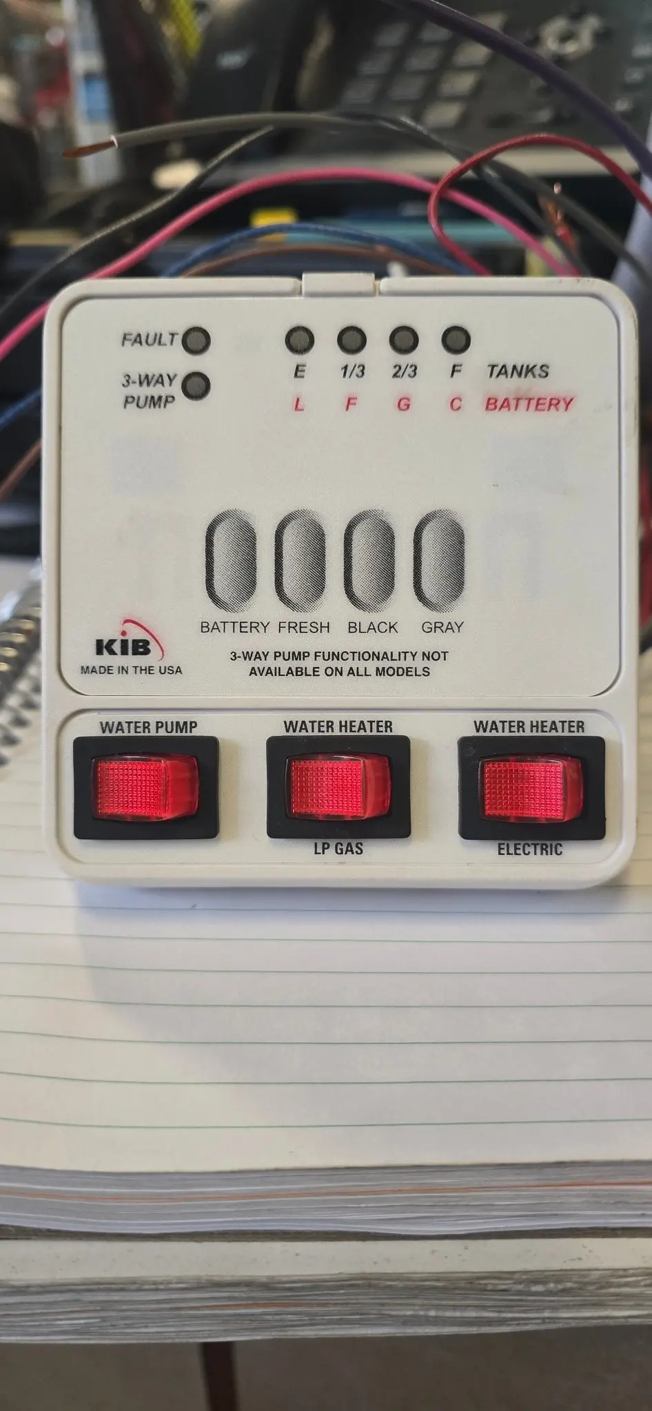 M23-2Hwl Kib Electronics Tank Monitor Panel M25 1