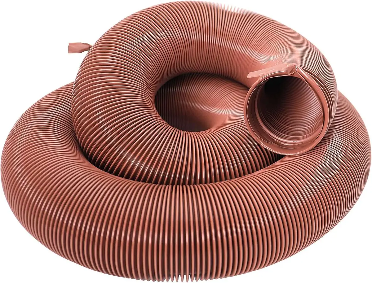 Valterra D04-0040 Ez Flush 20' Bronze Heavy Duty Drain Hose 1