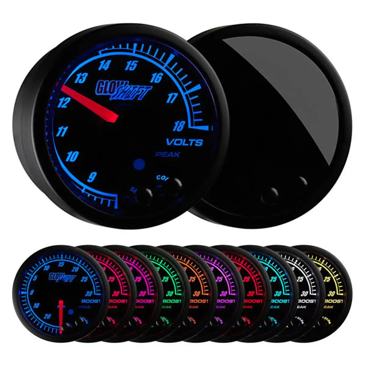 Volt Gauge | High Low Warning Multicolor Gauge 1
