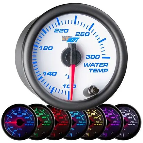 Water Temp Gauge For Fz09 / Mt09 | White Dial Multicolor Gauges 1