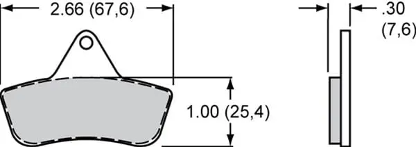 Wilwood Sintered Metallic Brake Pads – Front Axle Application (150-4091K) 1