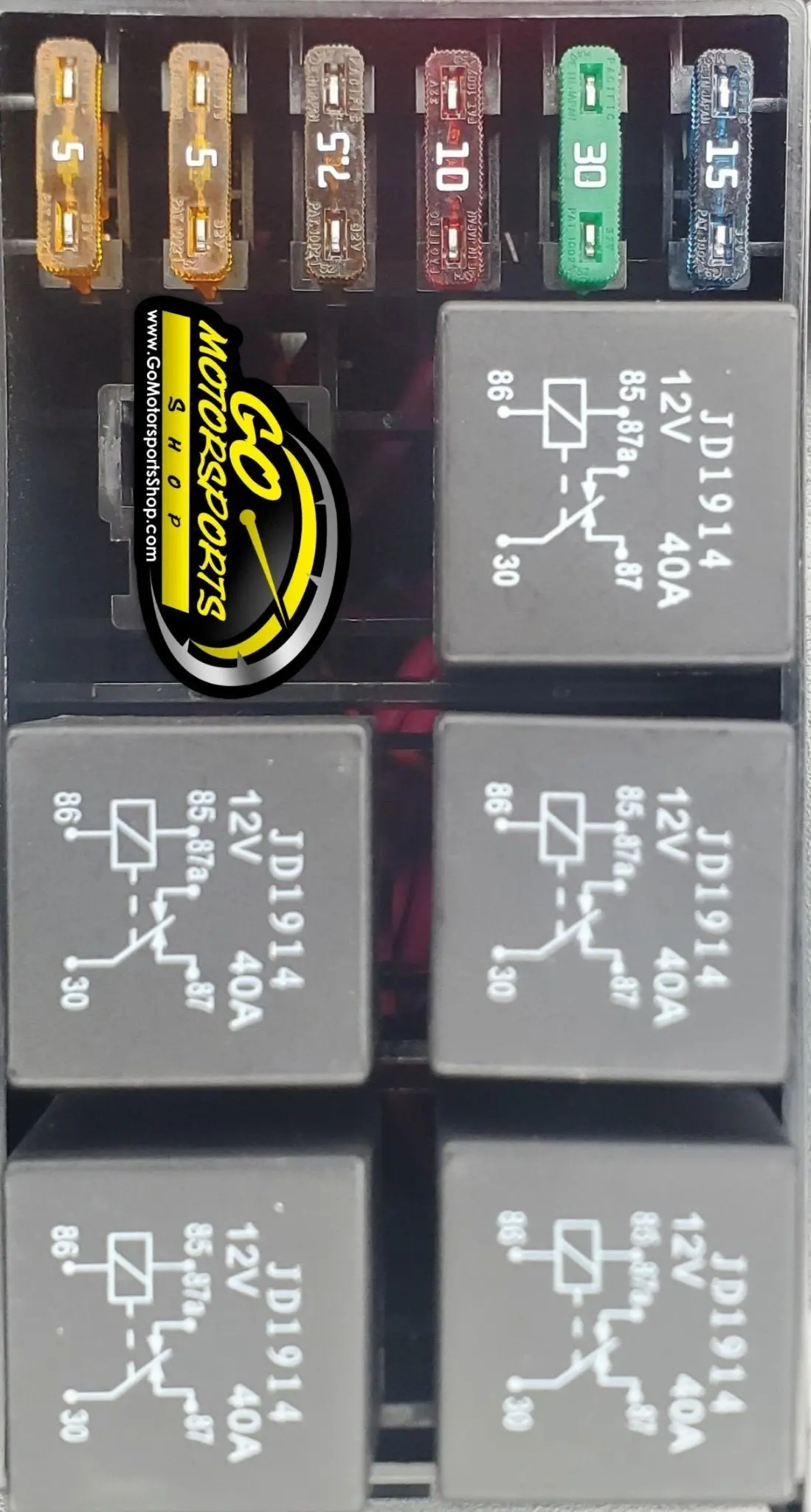 Replacement Fuses & Relay - For Old Style Red Harness Fz09/Mt09  | Legend Car 1