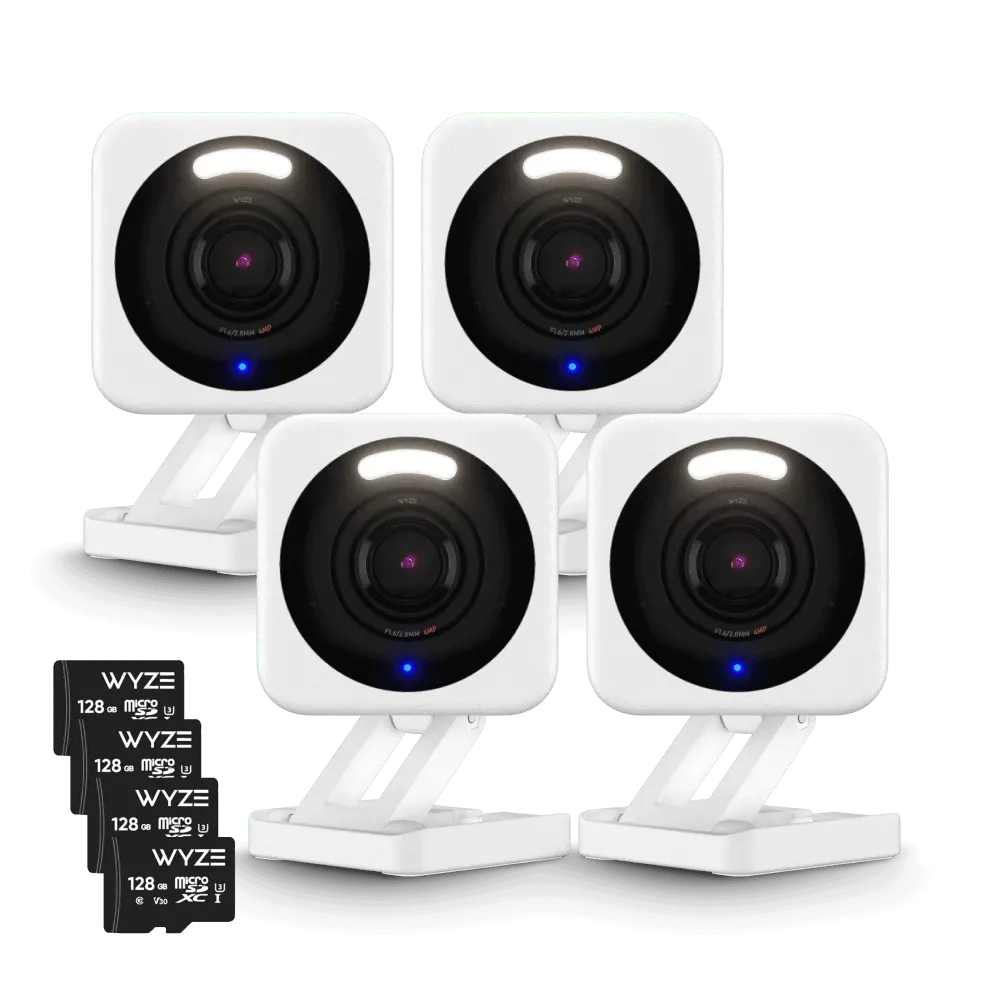 Wyze Cam V4 Home Security Bundle 1