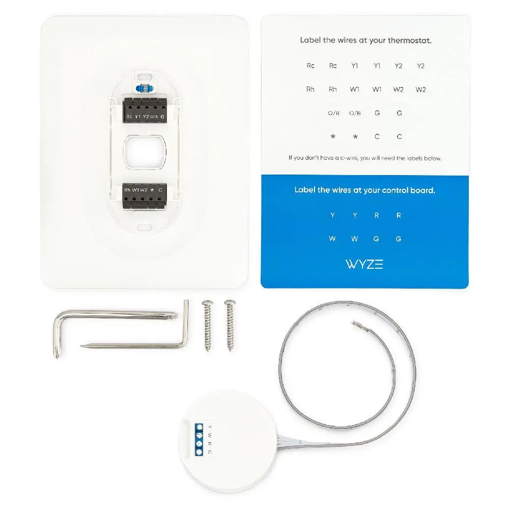 Wyze Thermostat Replacement Part Kit 1