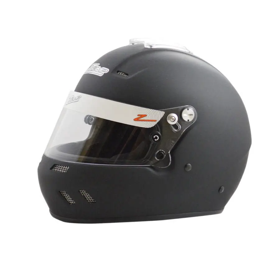 Zamp Rz-59 Racing Helmet (Full Face, Snell Sa2020, Head And Neck Support Ready, Flat Black) 1