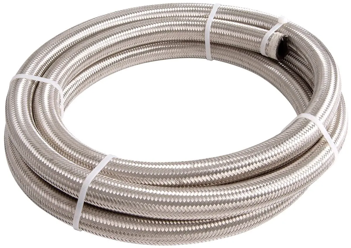 100-Series Stainless Steel Braided An-12 Brake Or Fuel Hose – 1-Meter Length, High-Pressure Rated 1