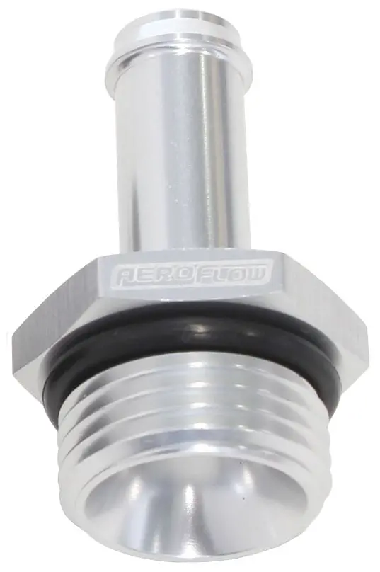 Aeroquip Af414-12-08S Orb-To-Barb Fitting – Silver Anodized 1