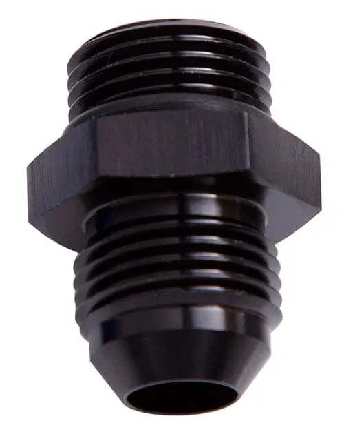 Orb To An Straight Male Flare Adapter – 3/8" Orb To 12An, Black Anodized (Af920-03-12Blk) 1