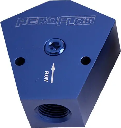Af451-12 Billet Y-Block Fitting With 1/8" Npt Port 1