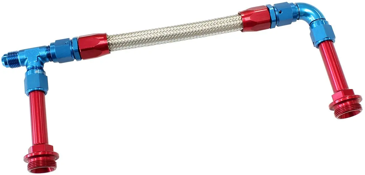 An-6 Carburetor Inlet Rail Kit – Includes Fittings And Hardware (Af160-06-2) 1