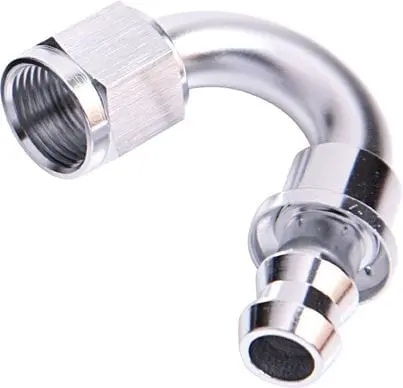 400 Series Push-Lock Hose End – 150° Swivel Fitting (-10An Size) 1