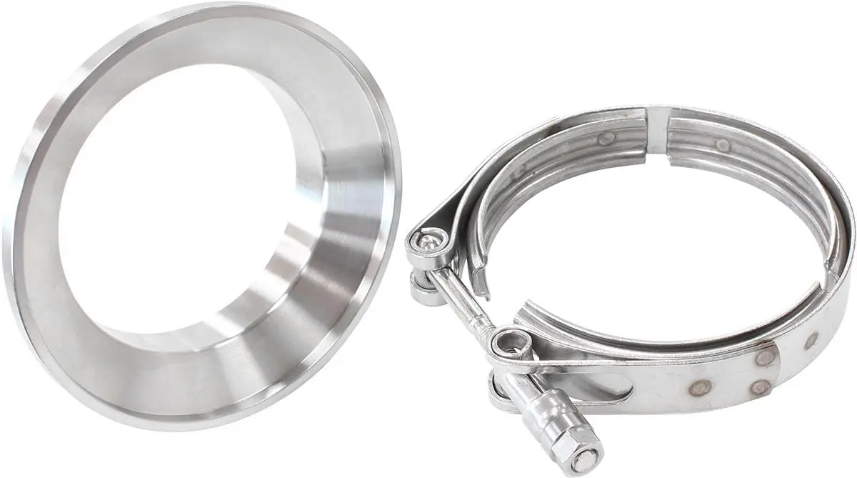 Boosted Turbocharger V-Band Outlet Kit – 3.5" Od Stainless Steel 1