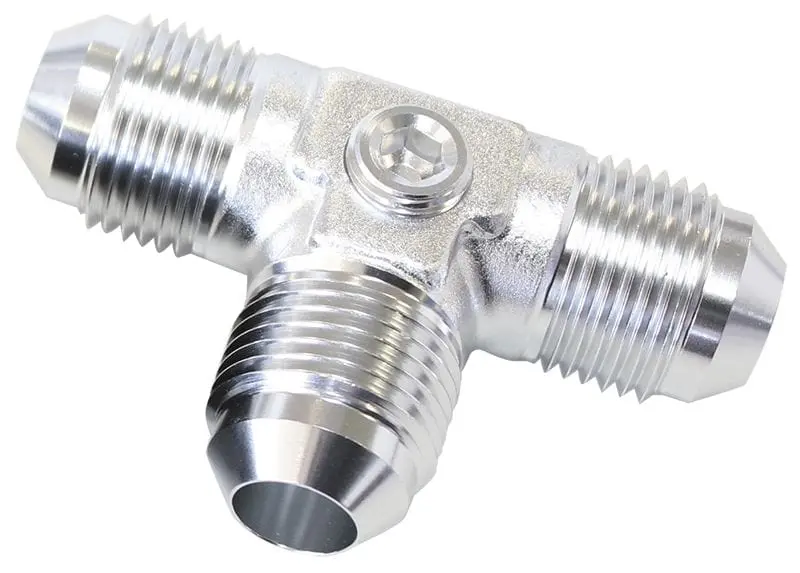 -6An Flare Tee Fitting – Precision-Machined Aluminum (Af824-06Ps) 1