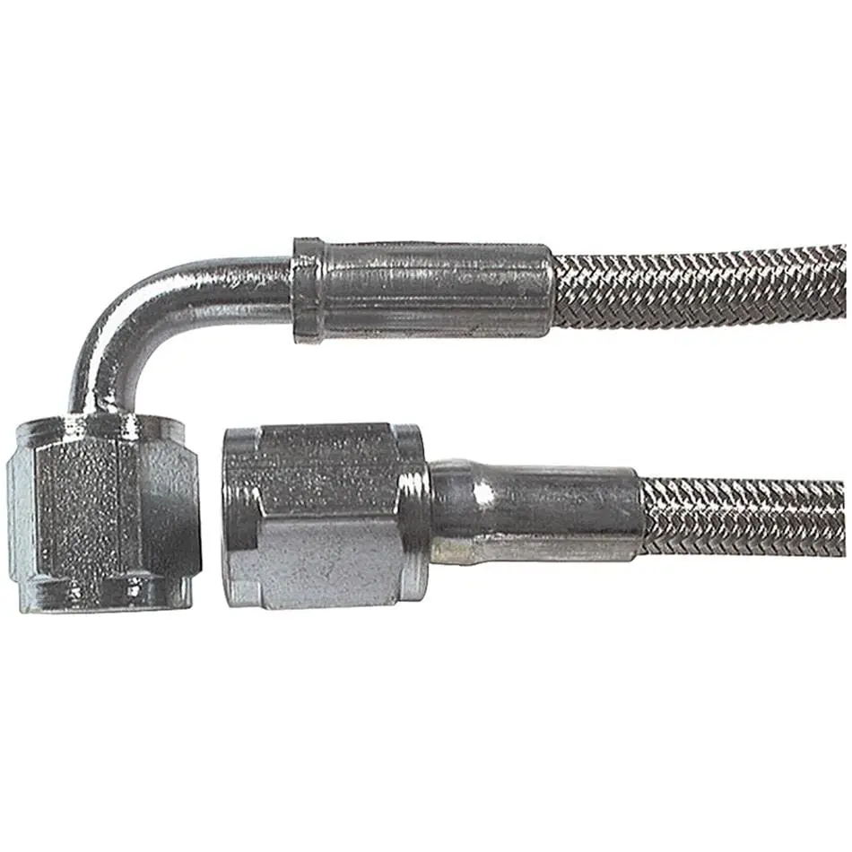 Allstar Performance Teflon-Braided Stainless Steel Brake & Fuel Lines (All46312-42) 1