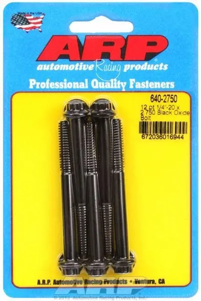 12-Point Black Oxide Bolt Kit – 5-Piece Ar640-2750 Hardware Pack 1