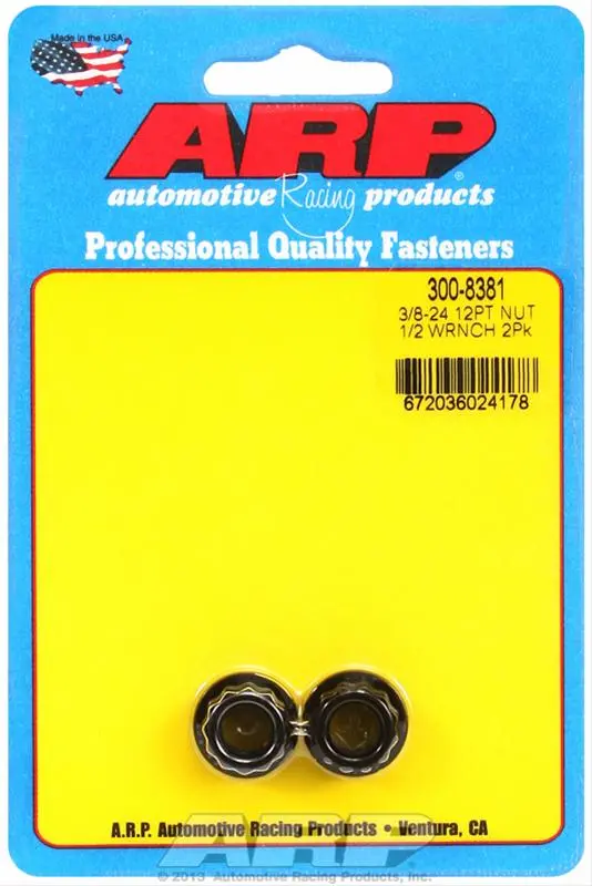 Arp 300-8381 12-Point High-Strength Fastening Nuts – Chromoly Steel Construction 1