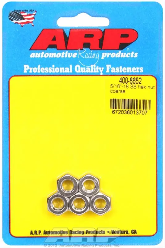 Arp 400-8652 Hex Nuts – Grade 8.8 Metric Fasteners 1