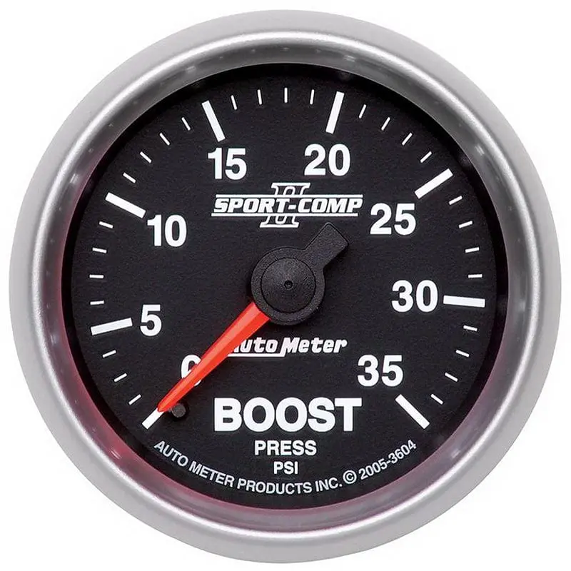 Autometer Sport-Comp Ii 2-1/16" Boost Pressure Gauge (Au3604) 1