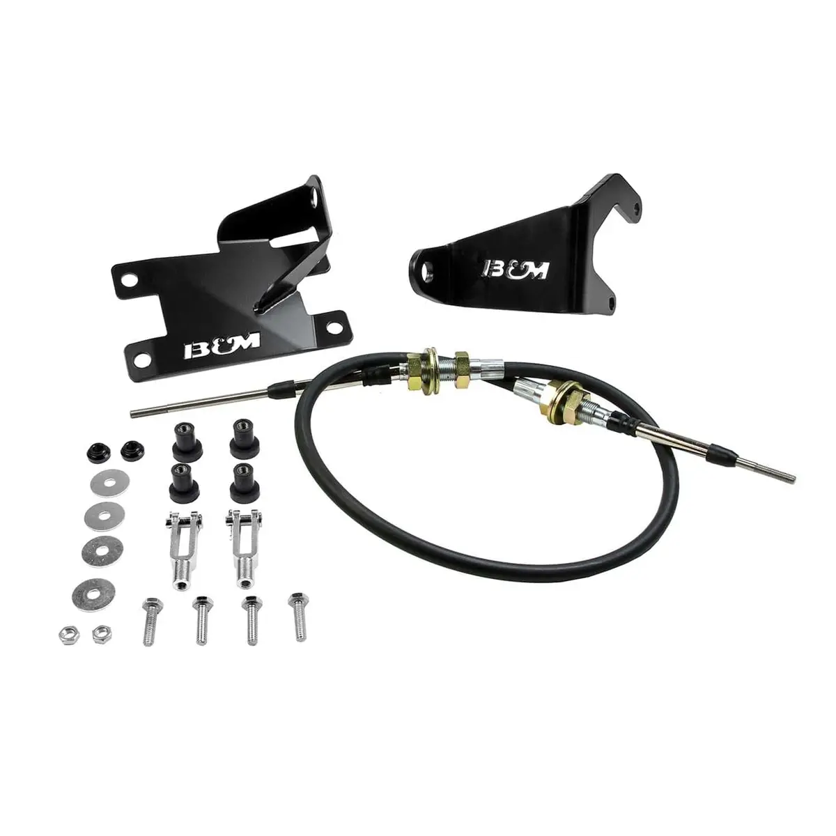B&M Transfer Case Shift Cable Conversion Kit – Heavy-Duty, 81186 1