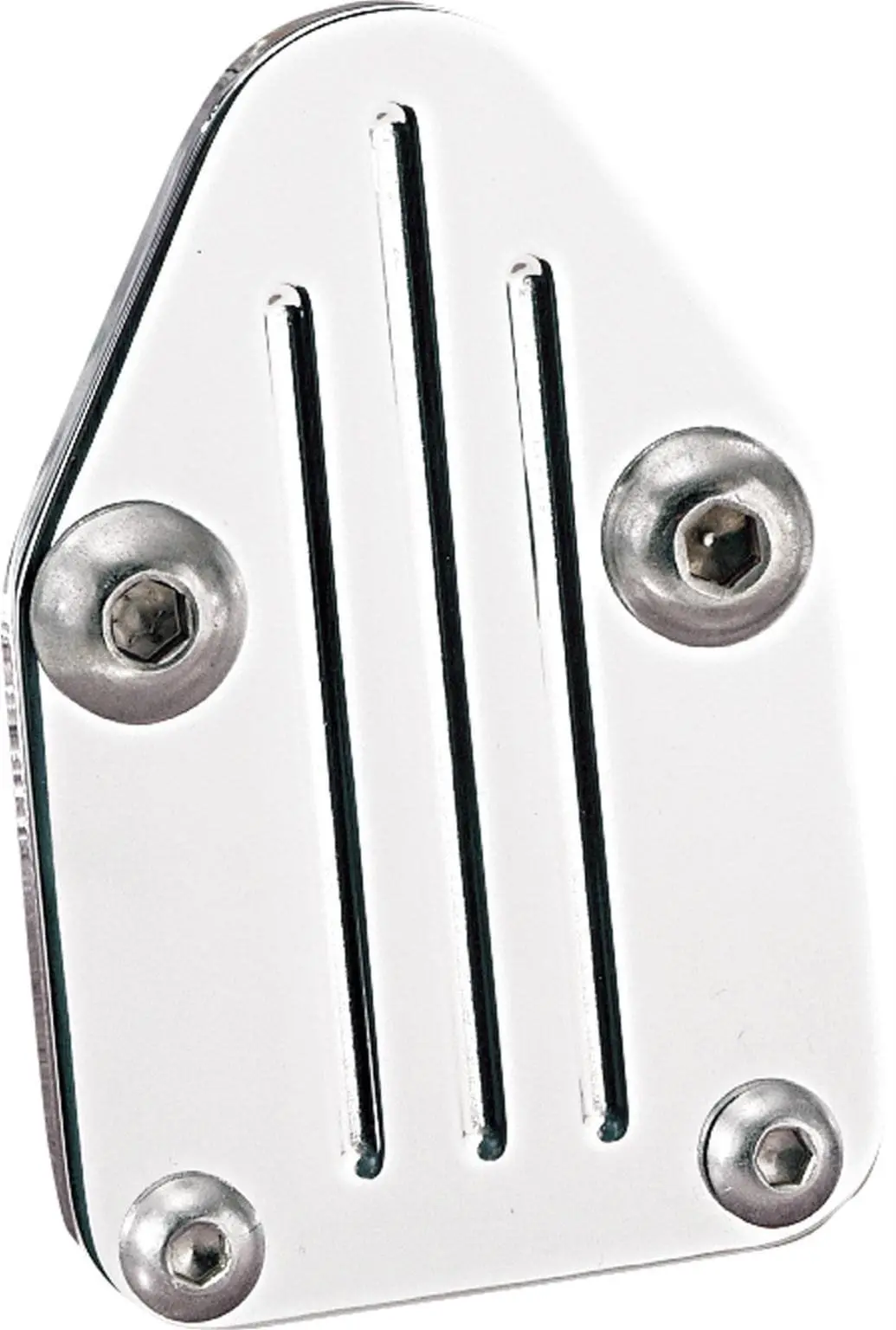 Bs41120 Polished Aluminum Fuel Pump Block-Off Plate – Cnc-Milled Seal Cover 1