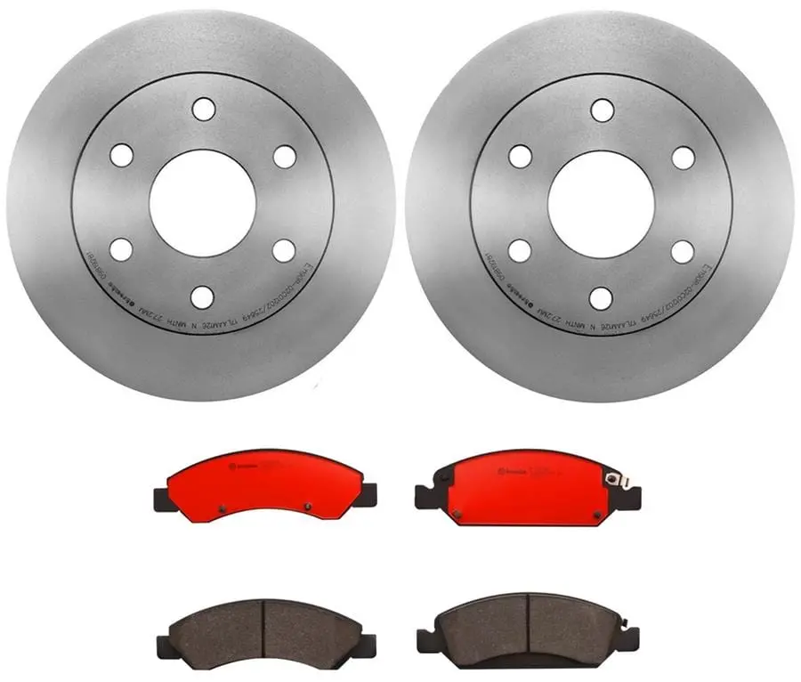 Brembo Kt00386 Premium Brake Pad And Rotor Replacement Kit 1