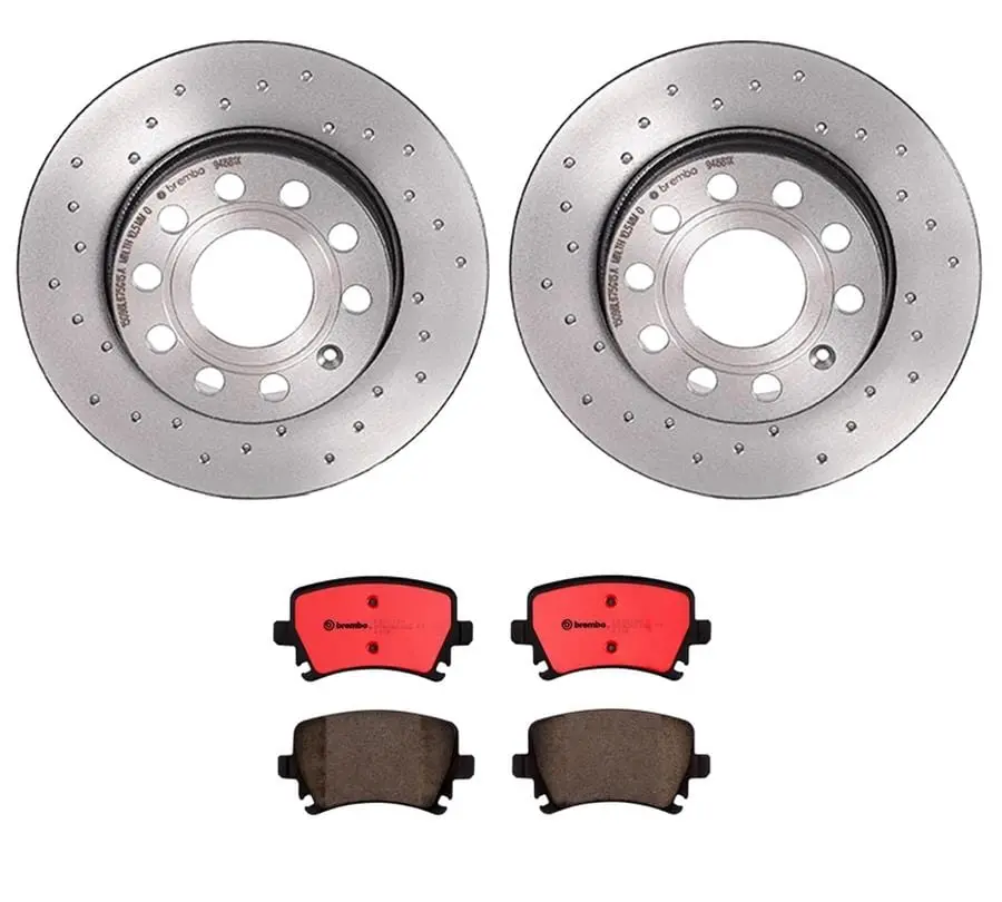 Brembo Ktx Series Brake Kit: Front Discs & Pads For Track And Street Use 1