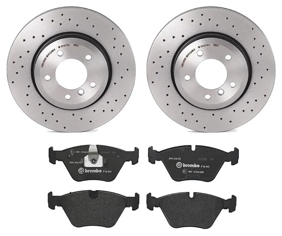 Brembo Ktx4010 Brake Kit – Front Disc Pads & Rotors 1