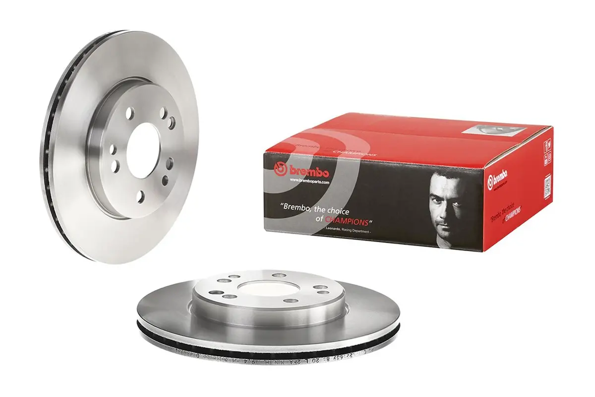 Brembo Uv-Coated Premium Brake Rotors – Corrosion-Resistant, High-Heat Performance Discs 1