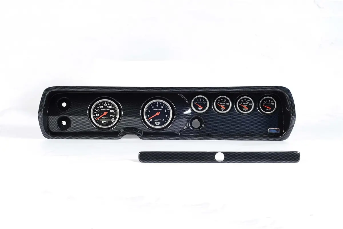Classic Thunder Road Dash Panel With Autometer Gauges – 103640213 1