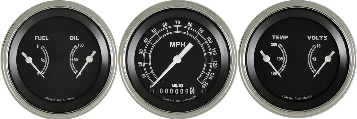 Classic Instruments Traditional Series Gauge Set – Tr04Slf 1