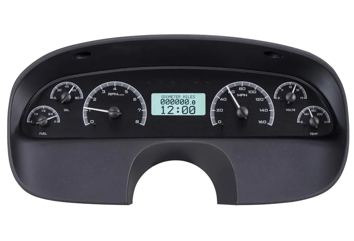 Dakota Digital Vhx-94C-Cap-K-W Analog Gauge System – Direct-Fit Classic Dash Upgrade 1