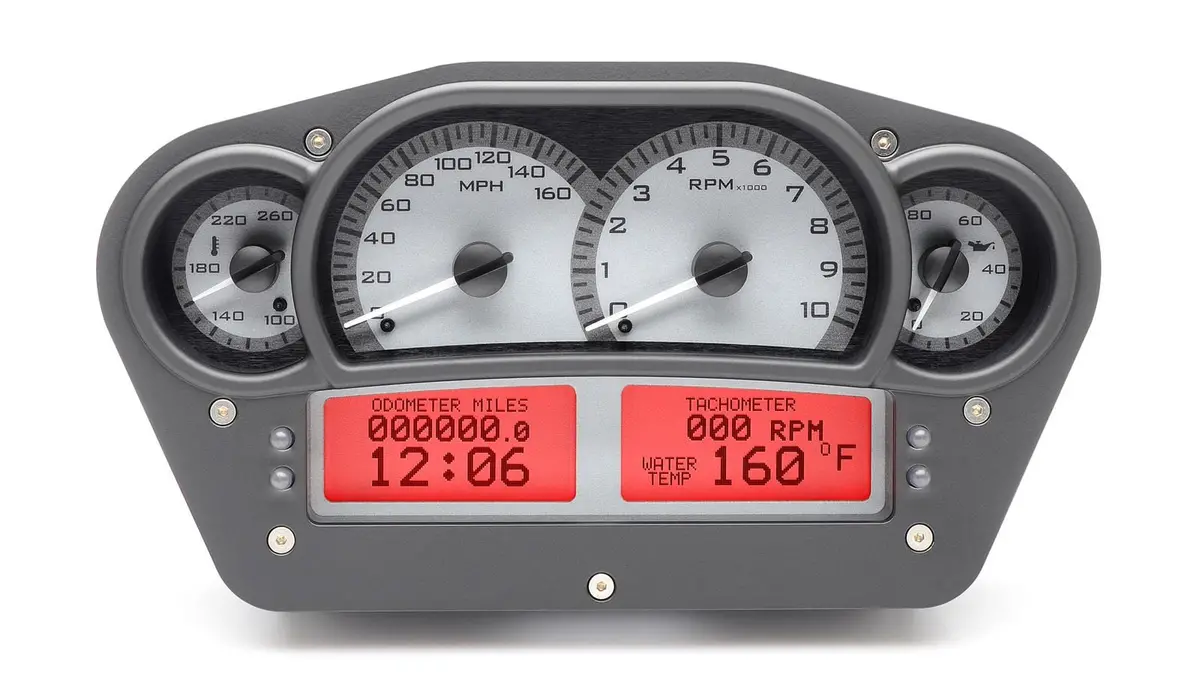 Dakota Digital Vhx-1100-K-R Universal Race-Inspired Analog Gauge Kit 1